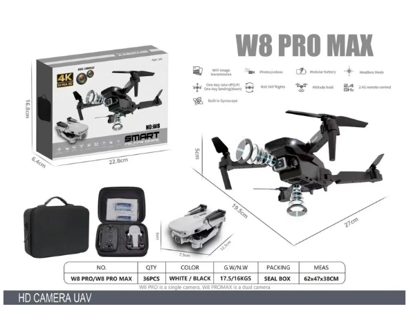 Drone W8 PRO MAX