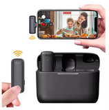 Microfone de lapela duplo